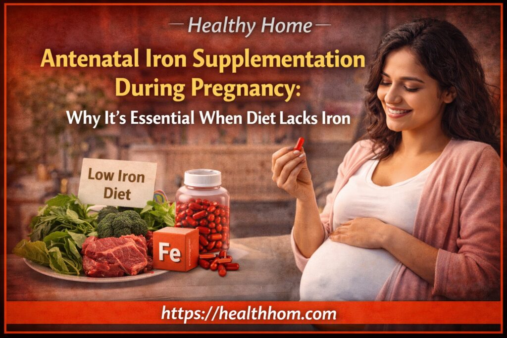 Antenatal Iron Supplementation During Pregnancy: Why It’s Essential When Diet Lacks Iron