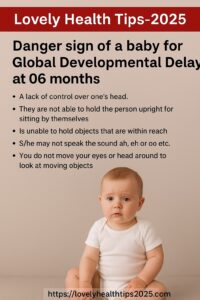Danger sign of a baby for Global Developmental Delay at 06 months: