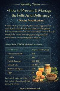 Dietary Modifications: