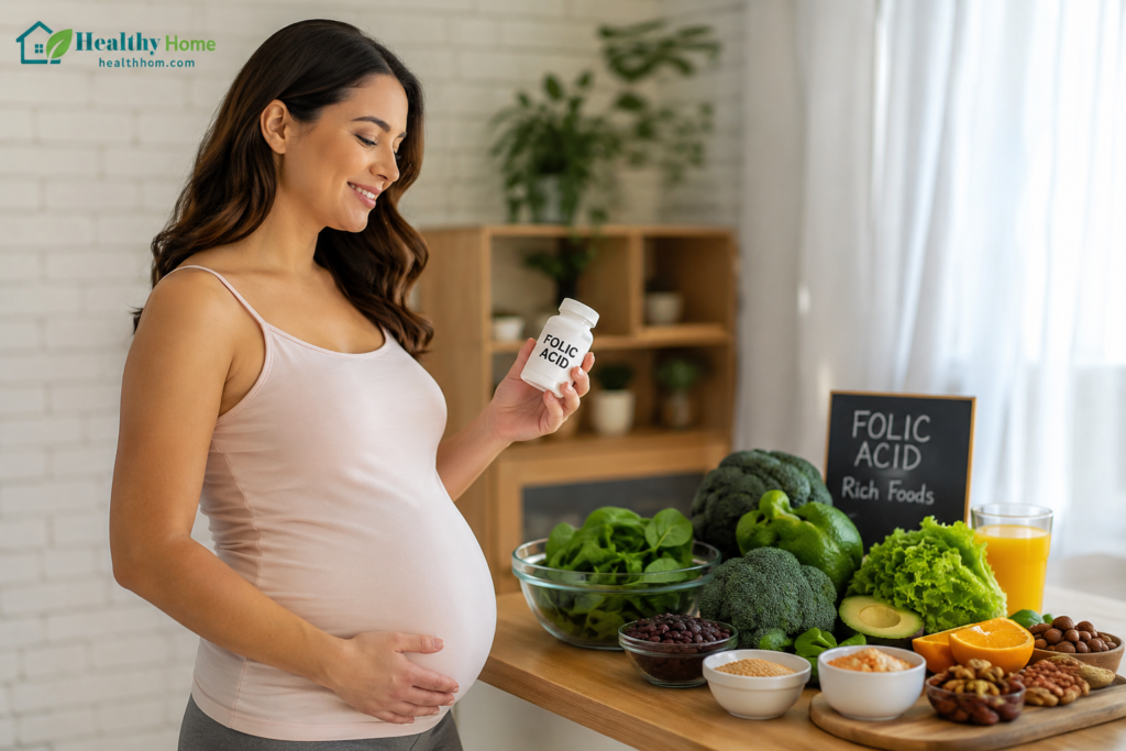 Folic Acid During Pregnancy: Benefits, Dosage, Deficiency Risks & Best Food Sources