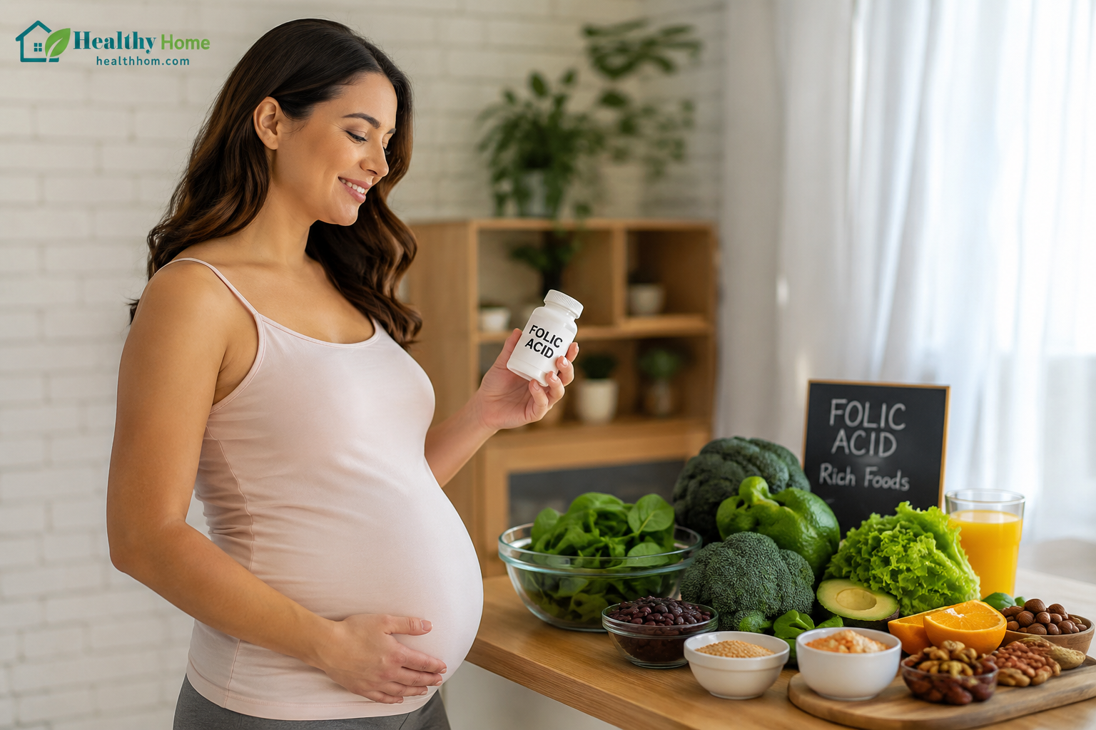 Folic Acid During Pregnancy: Benefits, Dosage, Deficiency Risks & Best Food Sources