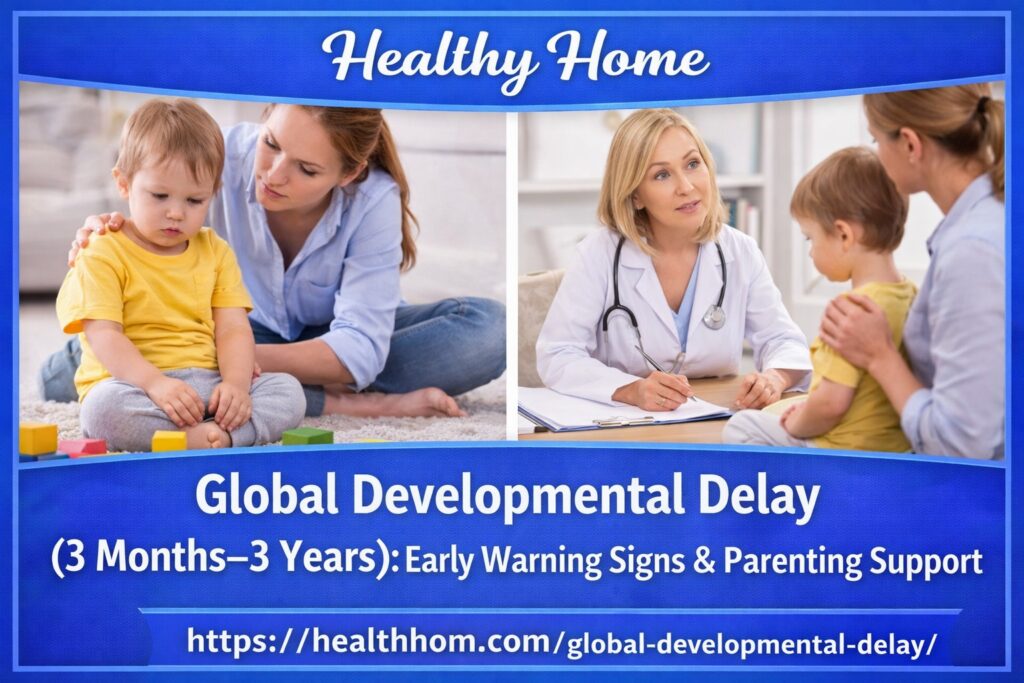 Global Developmental Delay (3 Months–3 Years): Early Warning Signs & Parenting Support