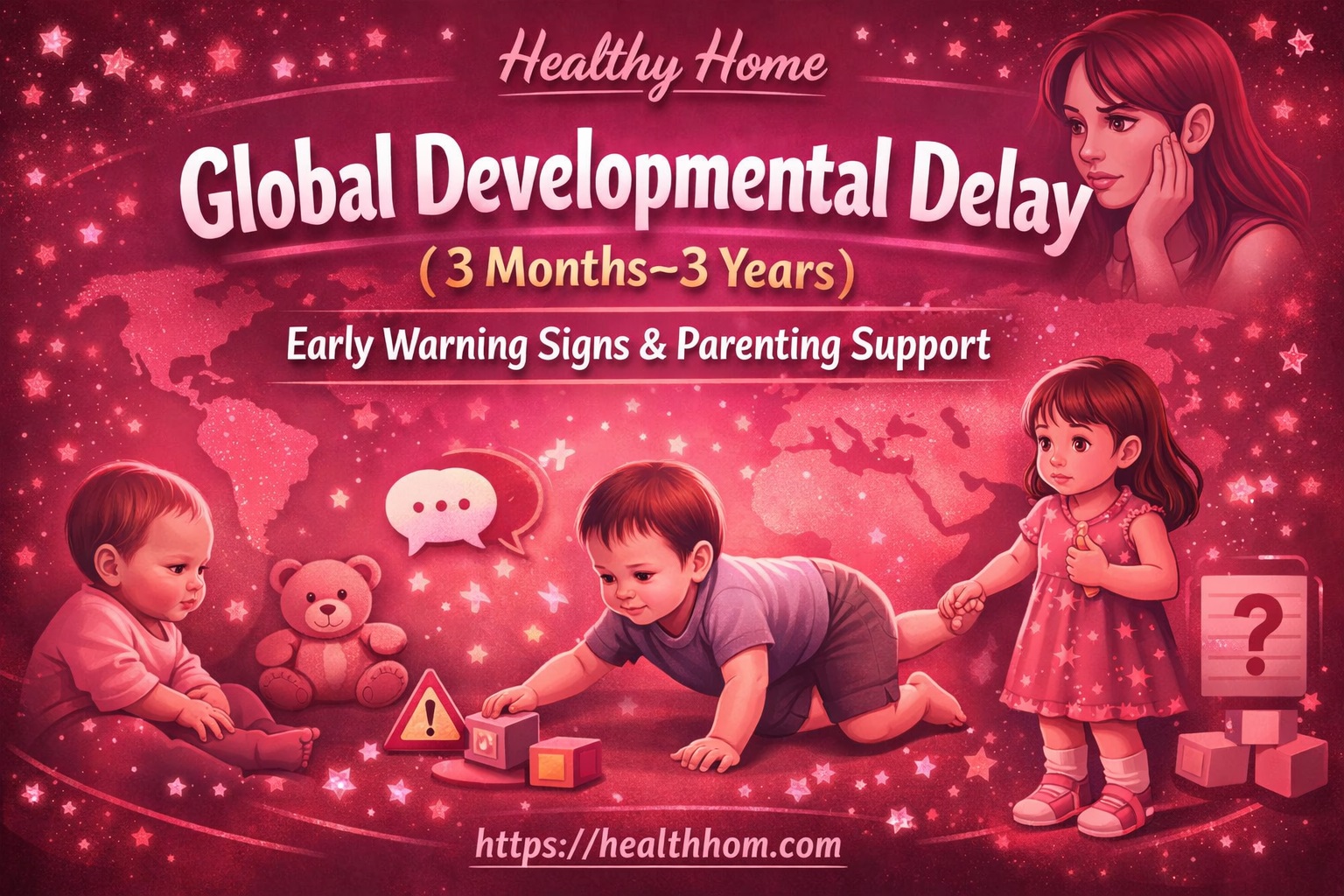 Global Developmental Delay (3 Months–3 Years): Early Warning Signs & Parenting Support
