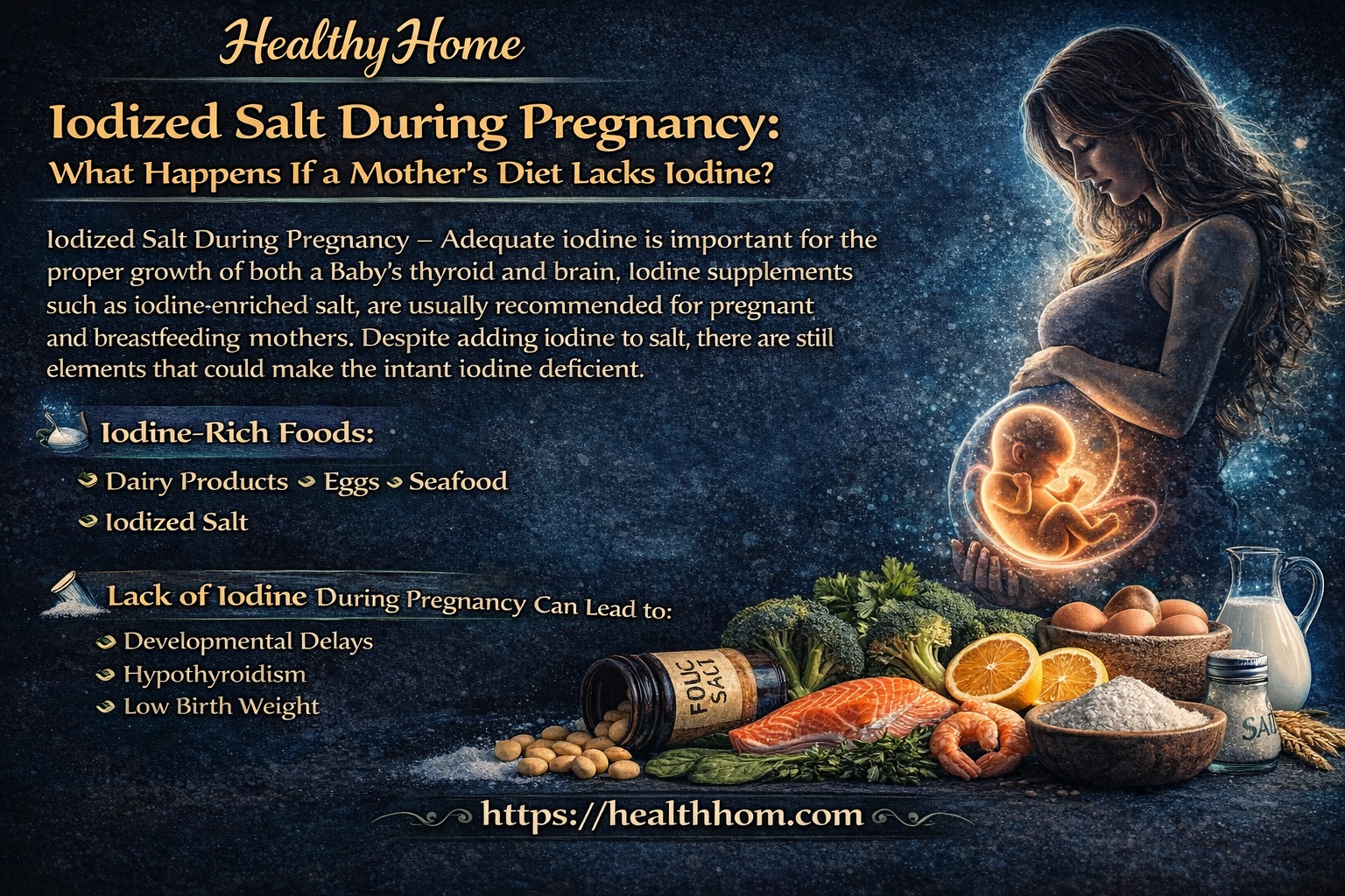 Iodized Salt During Pregnancy: What Happens If a Mother’s Diet Lacks Iodine?
