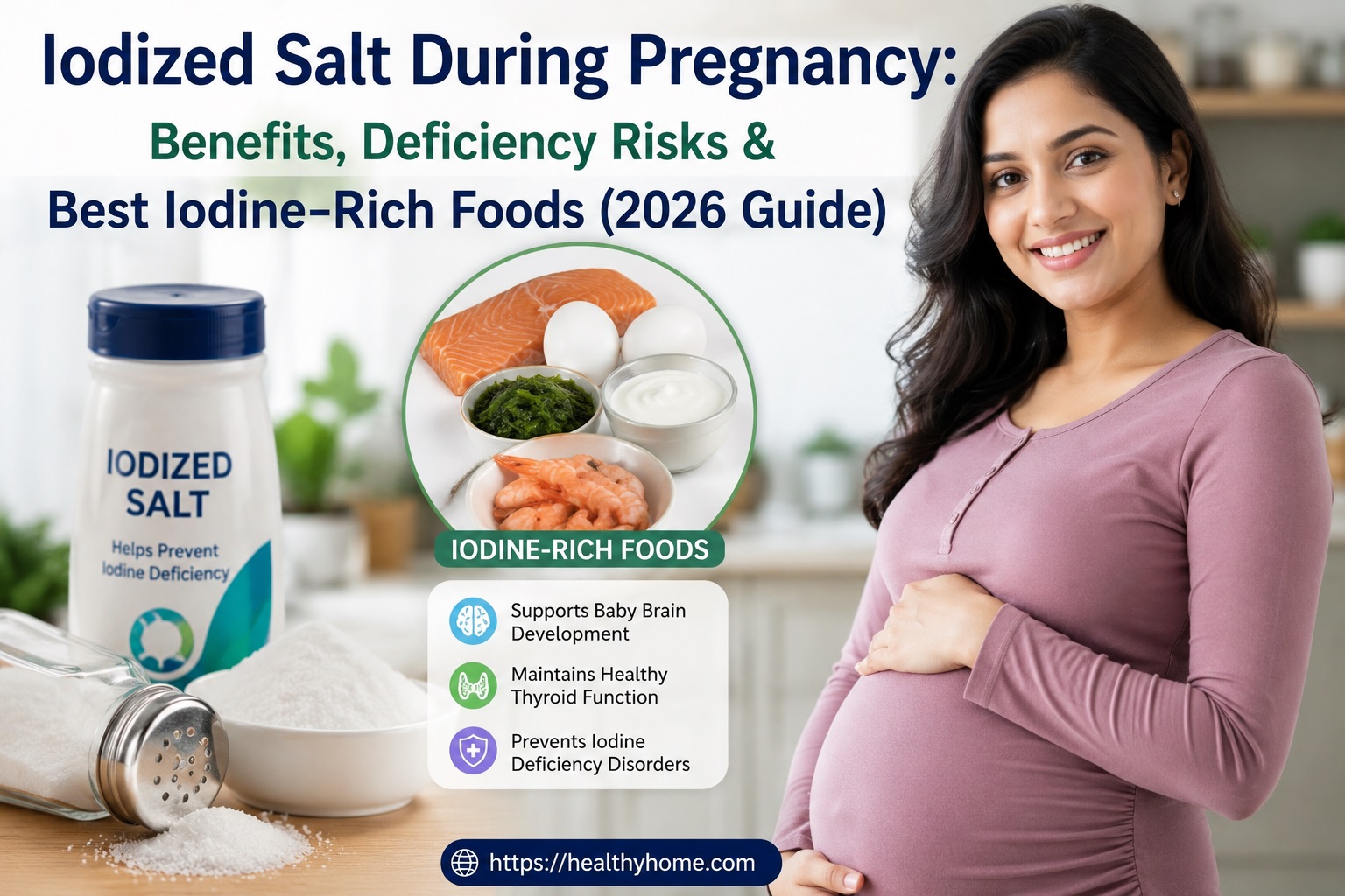 odized Salt During Pregnancy: Benefits, Deficiency Risks & Best Iodine-Rich Foods