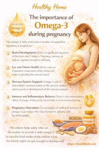 Why  omega-3 is important during pregnancy period?