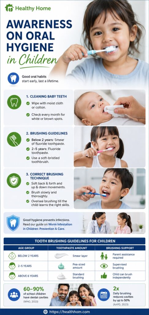 Awareness on Oral Hygiene in Children
