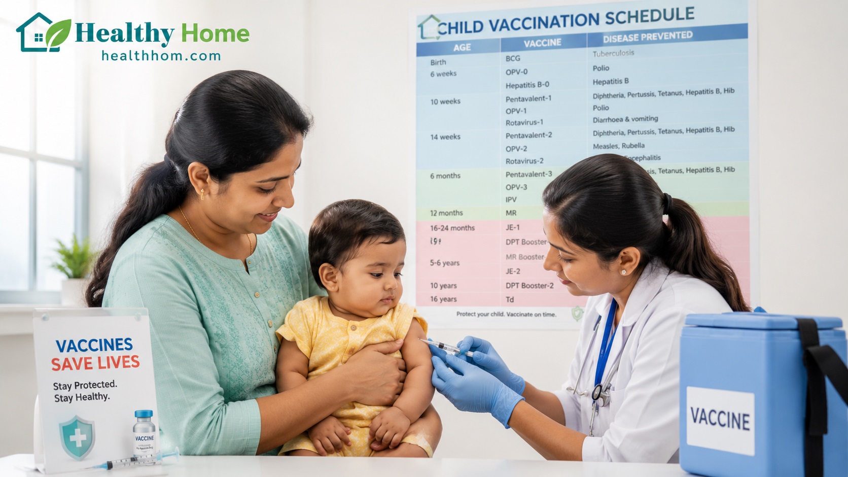 Child Vaccination Schedule India (2026): Age-Wise Immunization Guide