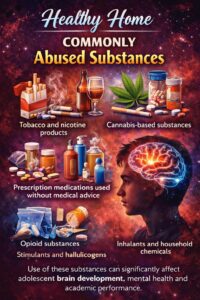 Commonly abused substances