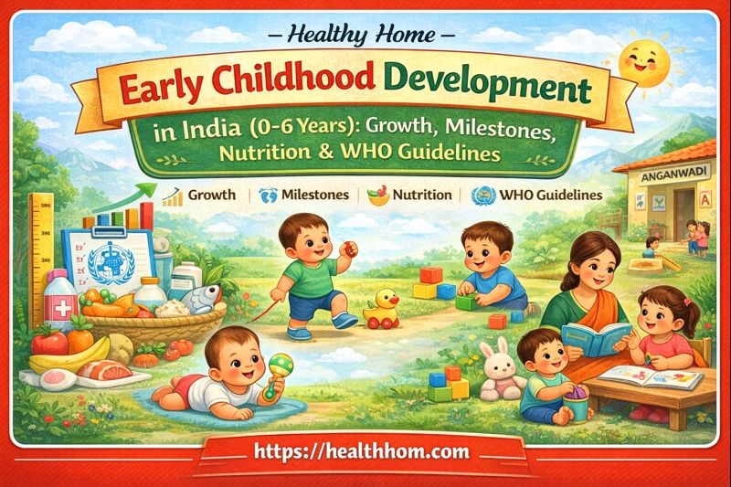 Early Childhood Development in India (0–6 Years): Growth, Milestones, Nutrition & WHO Guidelines