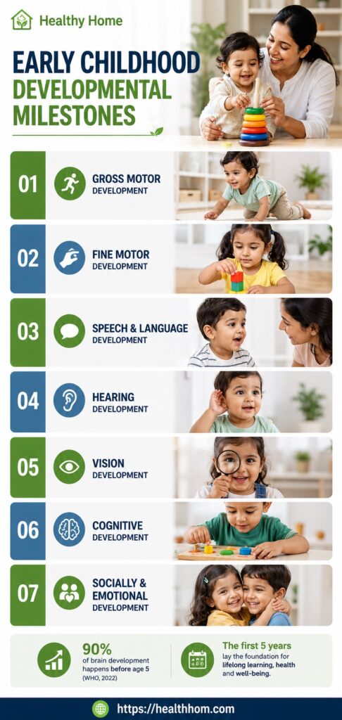 Early Childhood Development in India milestones 