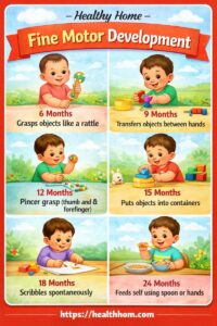 Fine motor development in chidlren