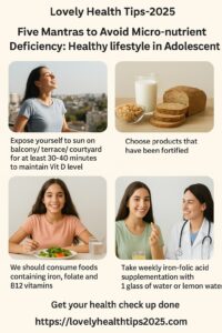 Five Mantras to Avoid Micro-nutrient Deficiency