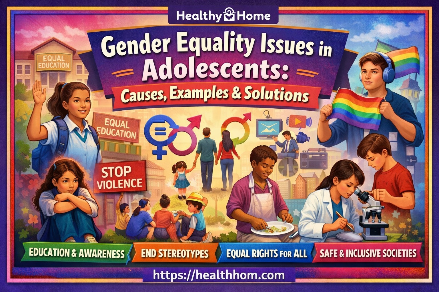 Gender Equality Issues in Adolescents: Causes, Examples & Solutions