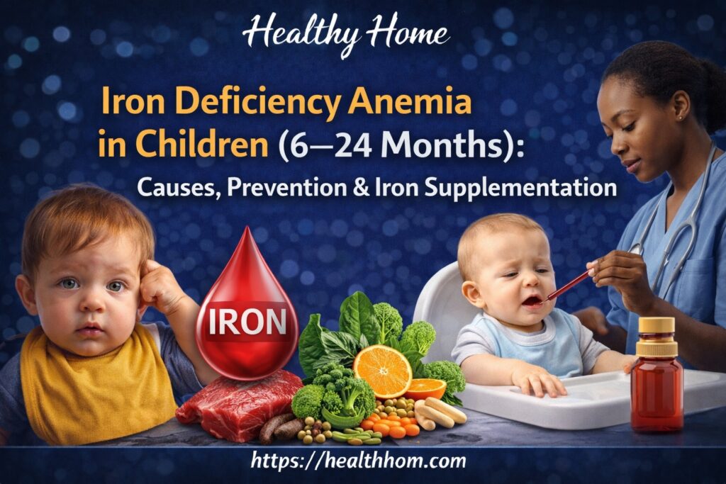 Iron Deficiency Anemia in Children (6–24 Months): Causes, Prevention & Iron Supplementation