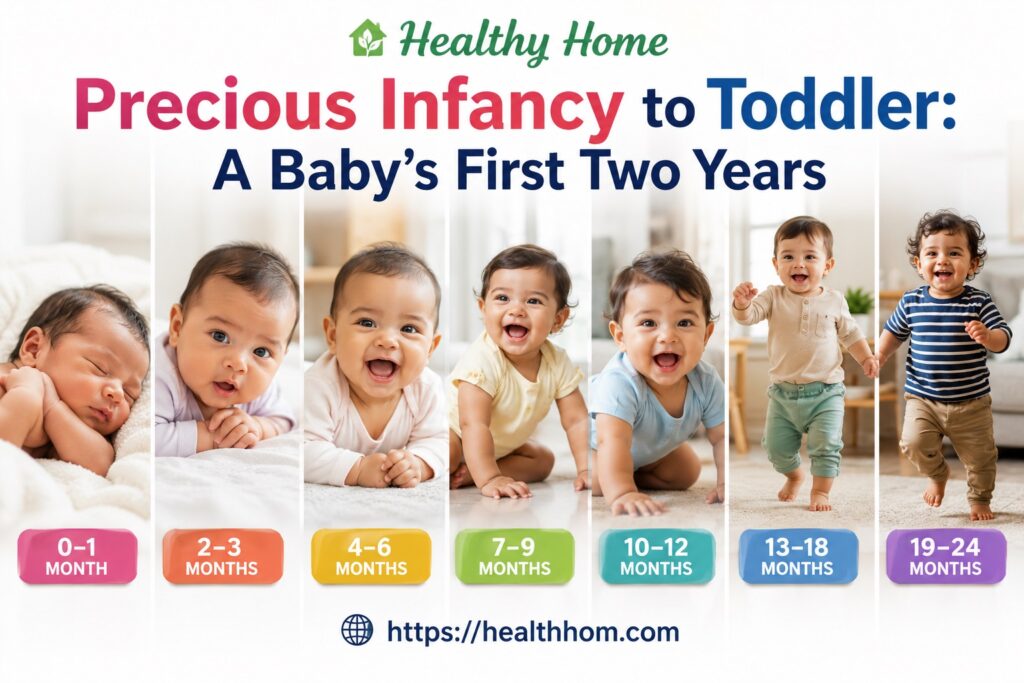 Precious Infancy to Toddler: A Baby’s First Two Years