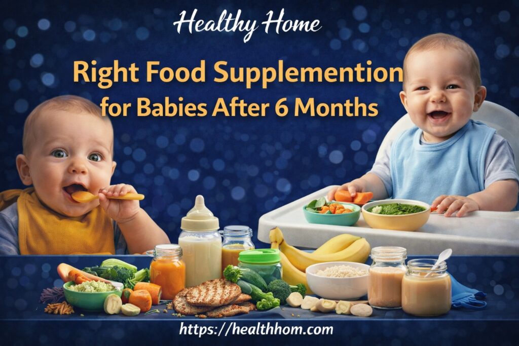 Right Food Supplementation for Babies After 6 Months