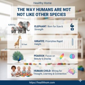 Humans are not like other species