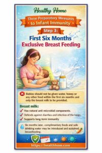 Exclusive breastfeeding of child