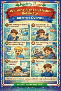 Warning Signs and Issues Related to Internet Overuse