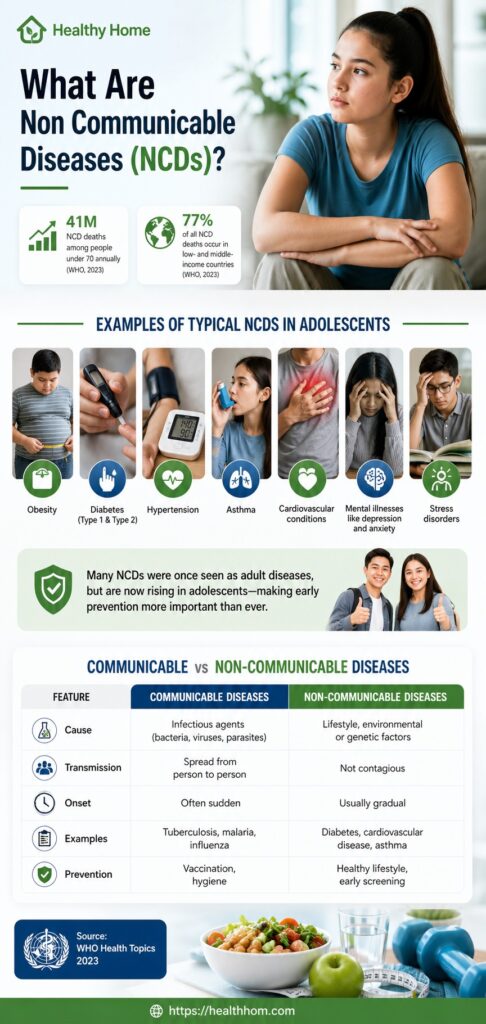 What are the different NCDs which are to be focused