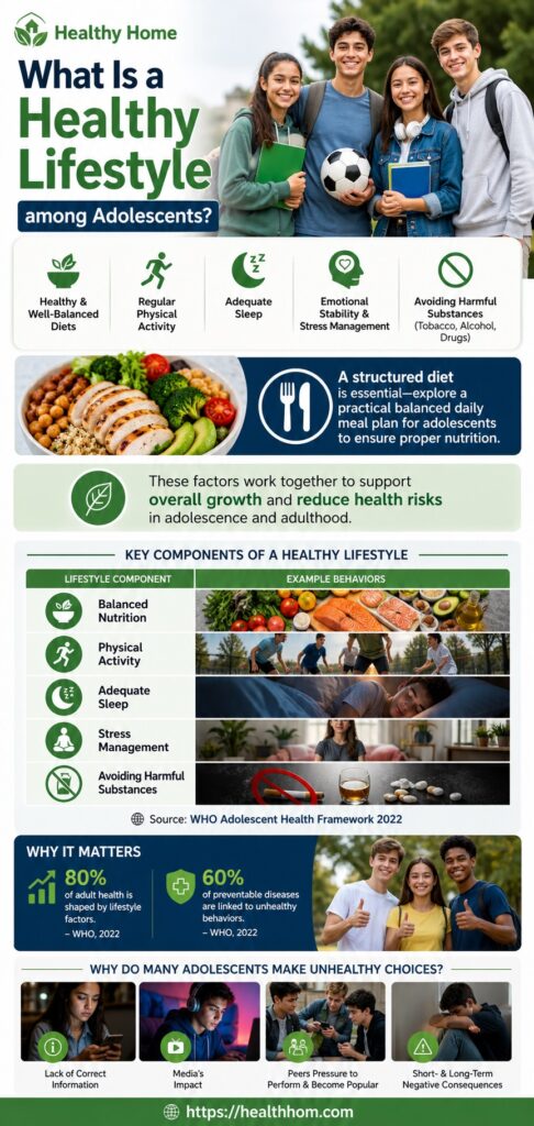 what really means a healthy lifestyle in adolescent