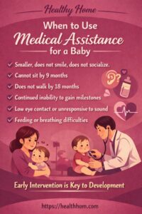 When to parent ask for medical assistance