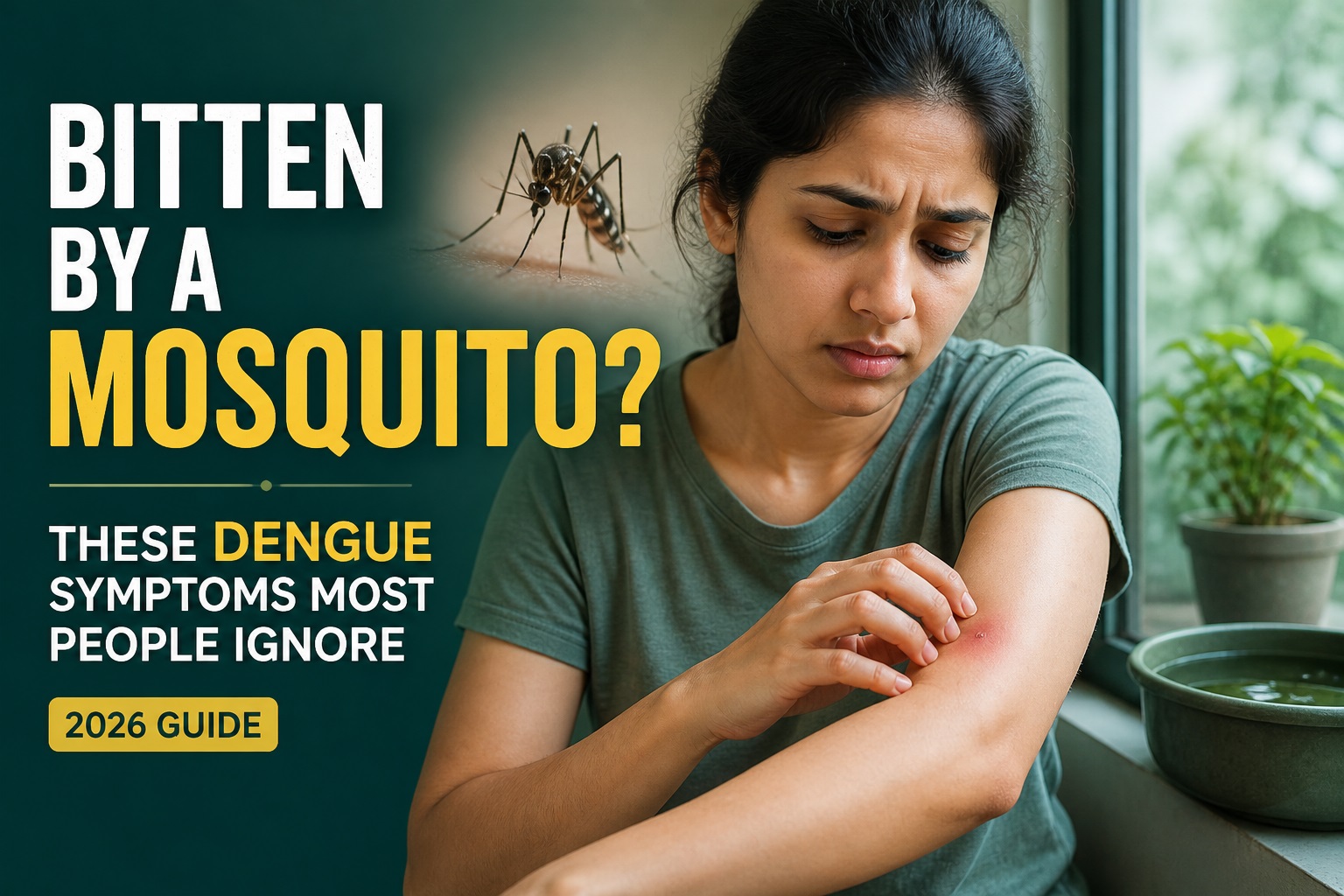 Bitten by a Mosquito? These Dengue Disease Symptoms Most People Ignore