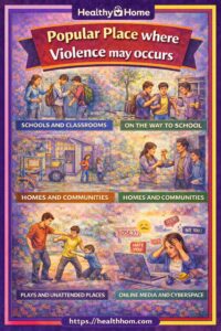 Popular places wheren violence may occurs