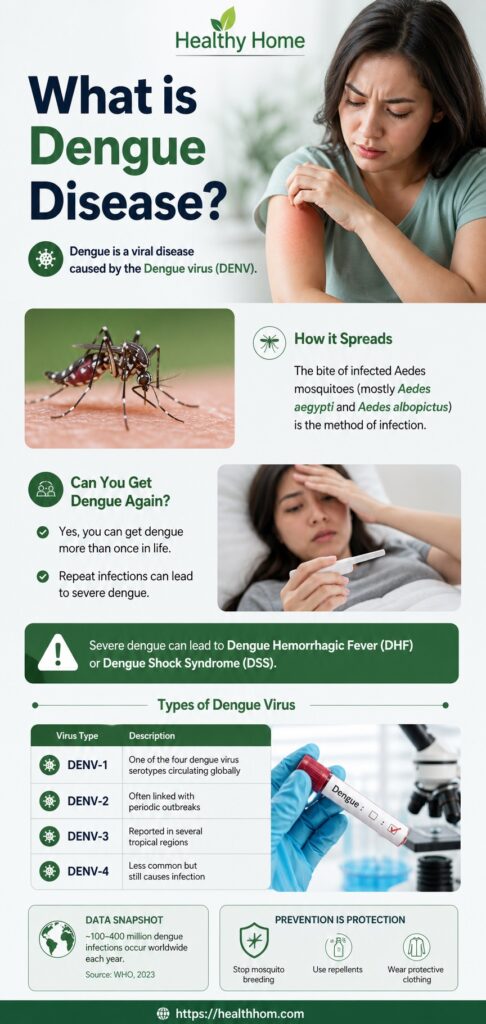 Dengue disease symptoms, prevention and treatment