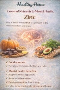 Zinc - Essential Nutrients to Mental Health.