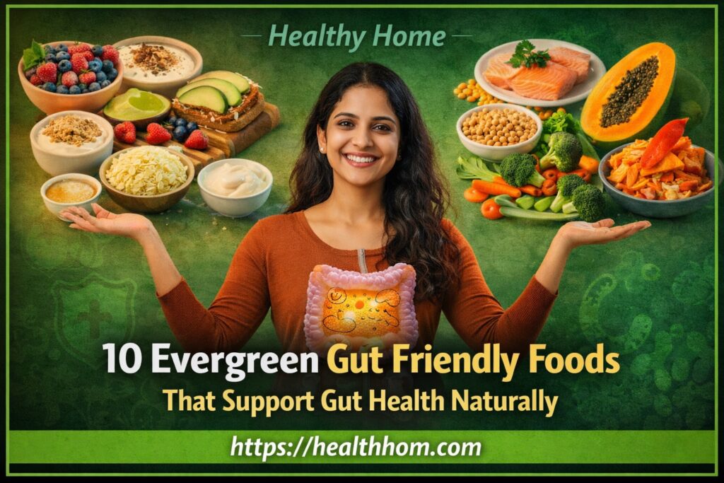 10 Evergreen Gut Friendly Foods That Support Gut Health Naturally