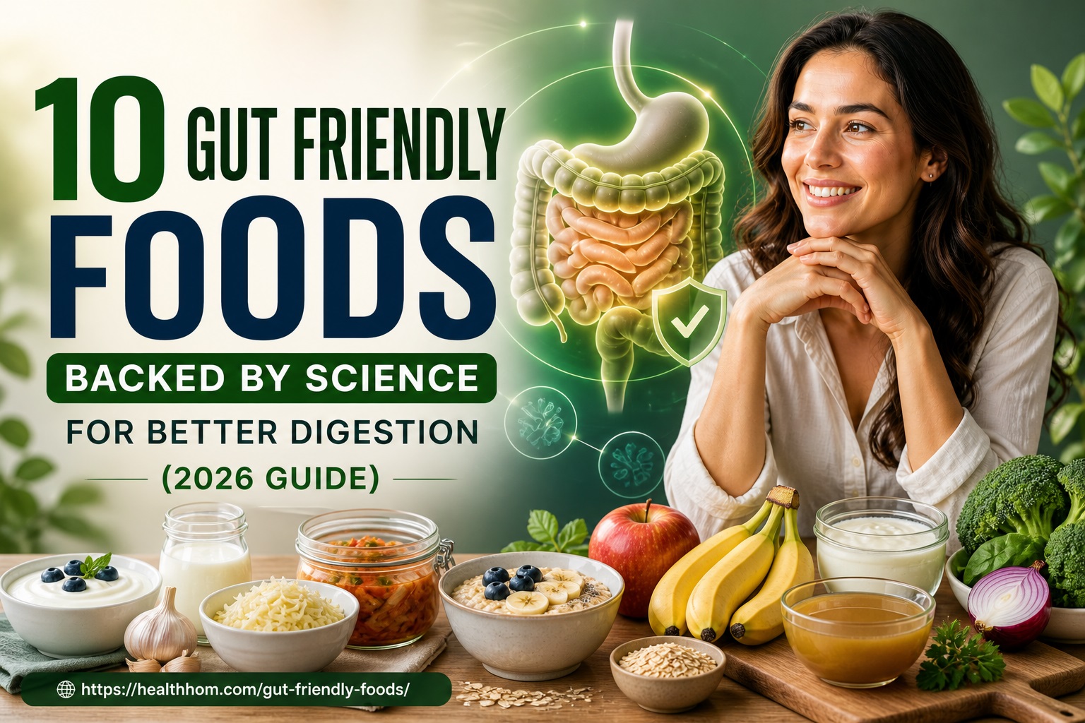 10 gut friendly foods