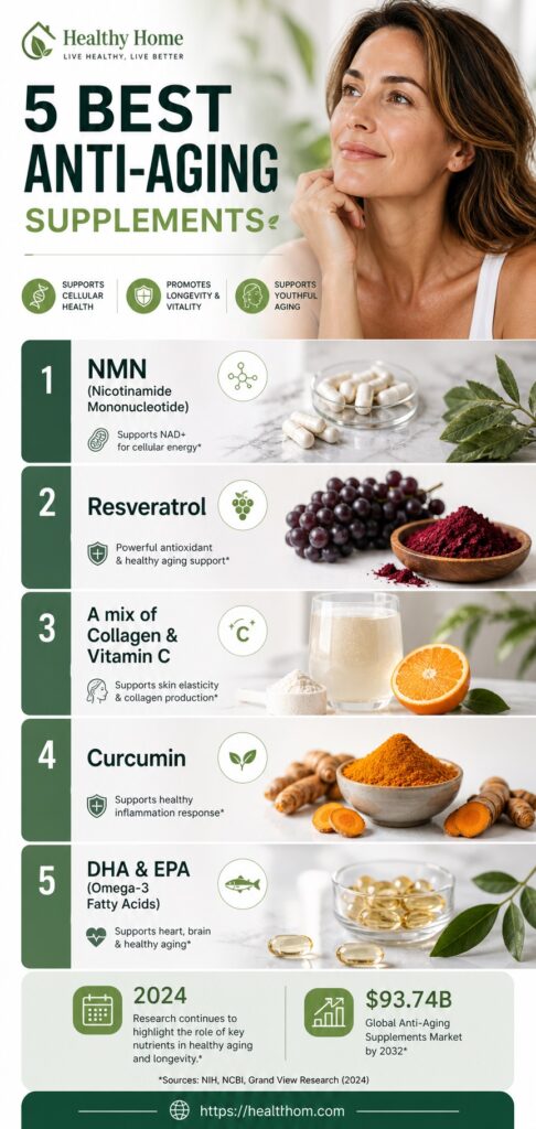 top 5 anti-aging supplements