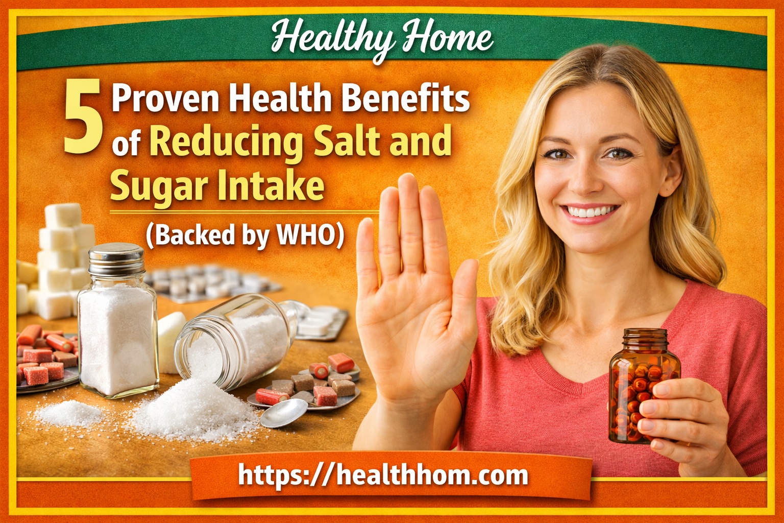 5 Proven Health Benefits of Reducing Salt and Sugar Intake (Backed by WHO)