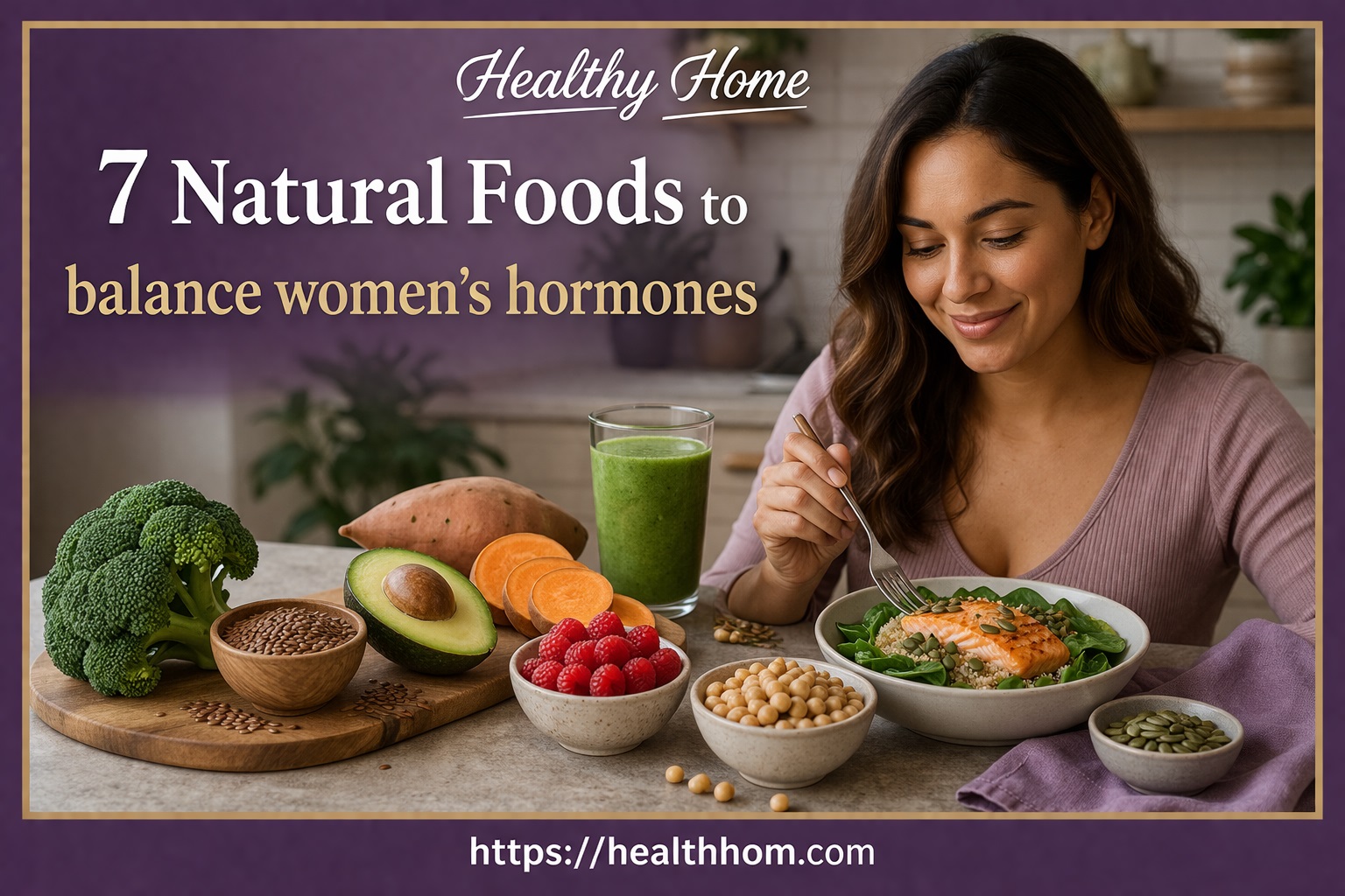 7 Natural Foods to balance women’s hormones