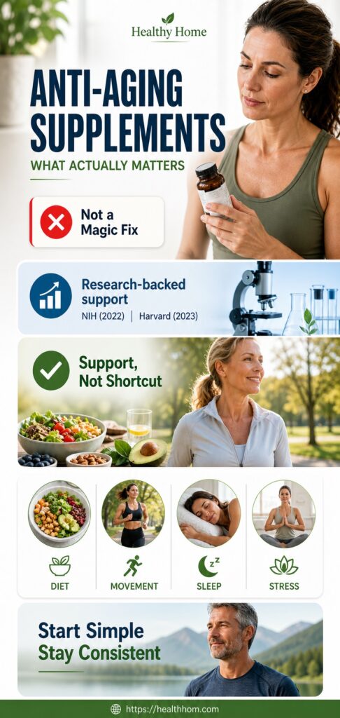 what are the expectation from anti-aging supplements