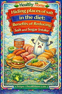 Hiding places of salt in the diet