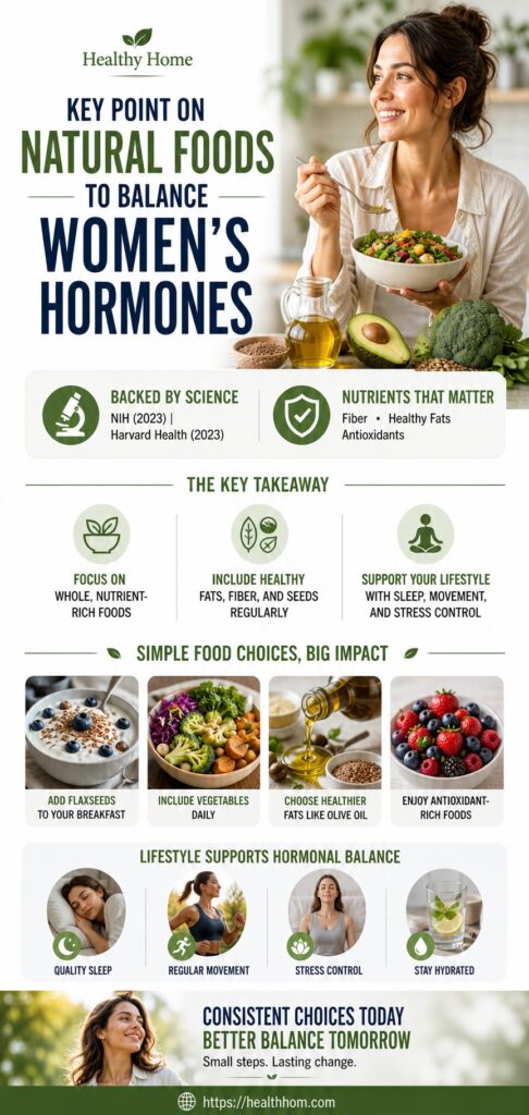 Key takeaways to balance the women's hormones