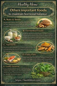 Others important foods to maintain hormonal balance