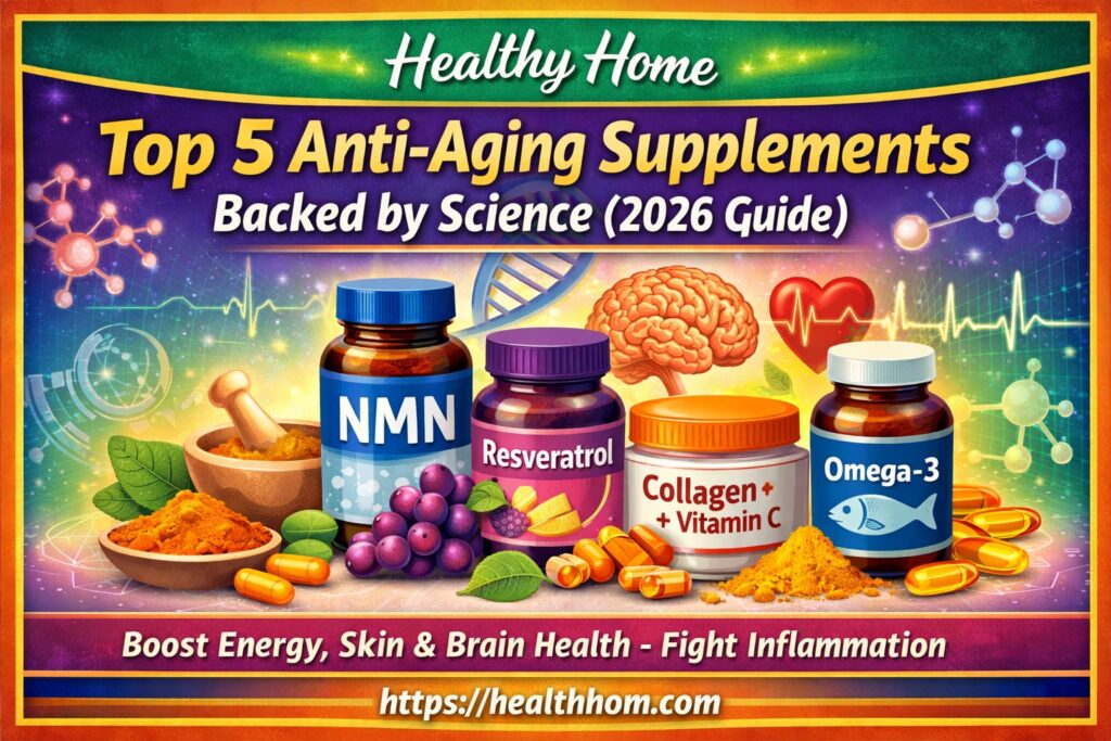 Top 5 Anti-Aging Supplements