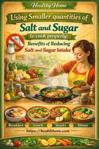 Using Smaller quantities of Salt and Sugar to cook properly