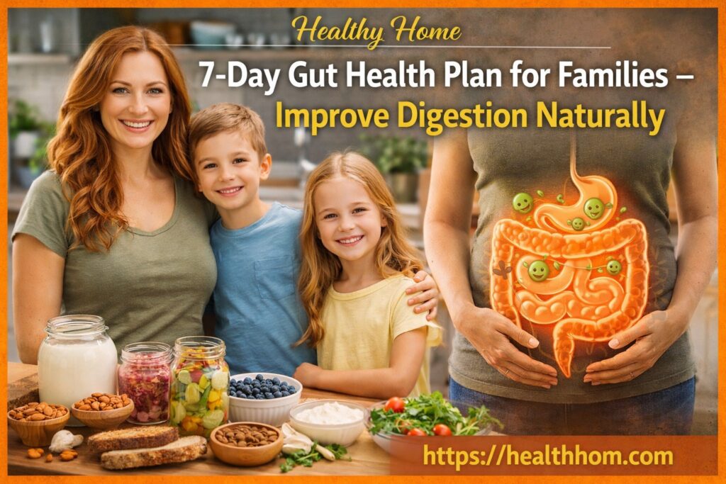 7-Day Gut Health Plan for Families – Improve Digestion Naturally