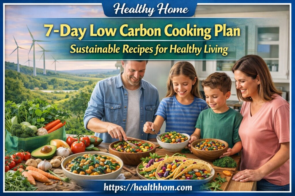 7-Day Low Carbon Cooking Plan: Sustainable Recipes for Healthy Living