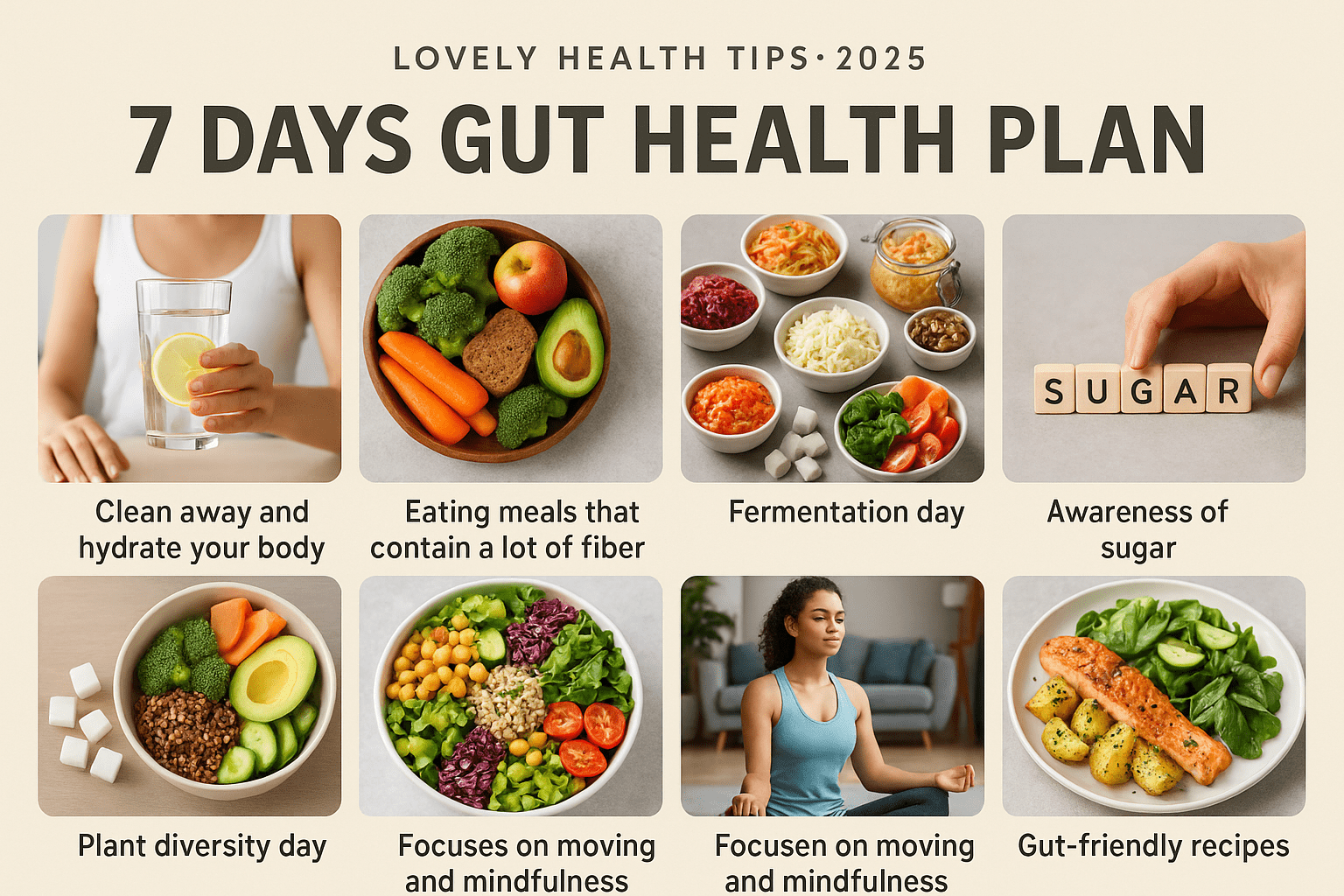 Gut health plan