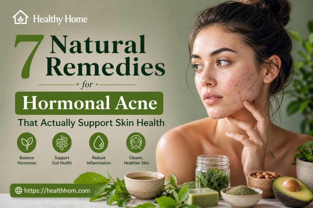7 Natural Remedies for Hormonal Acne That Actually Support Skin Health