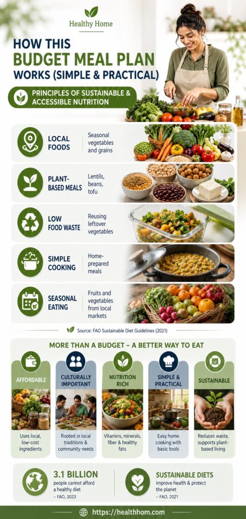 Working of budget meal plan is very simple and practical methods