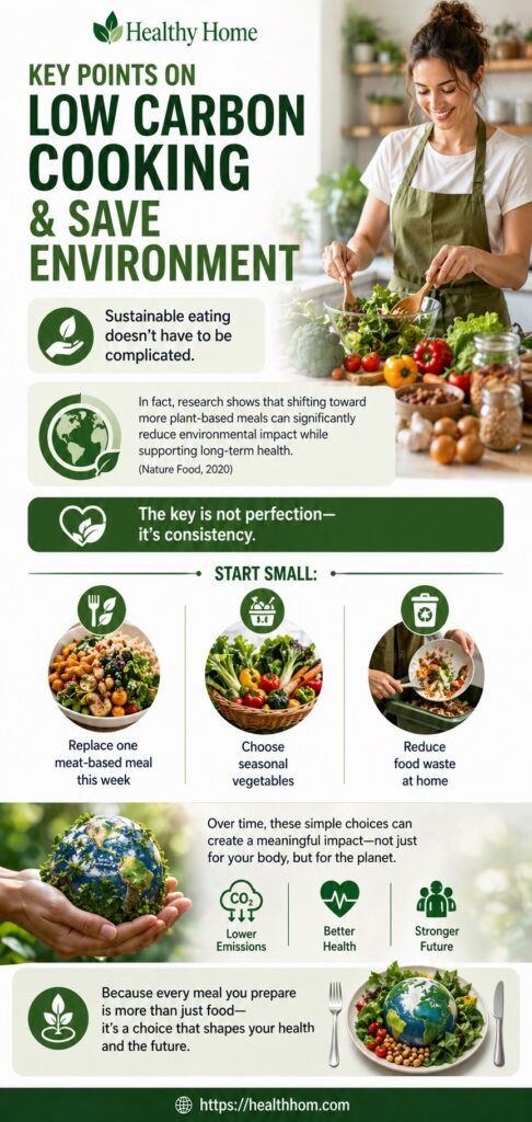 Key points on low carbon cooking and save the environment