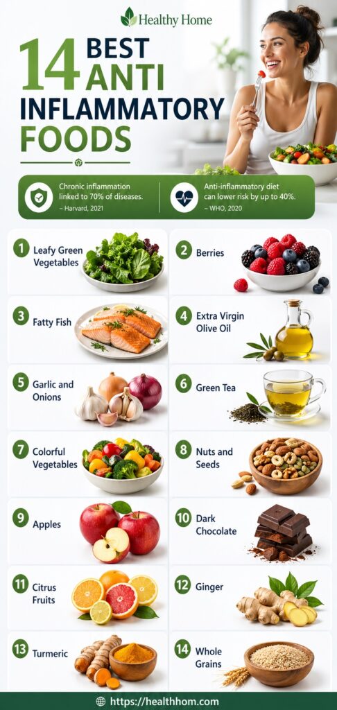 14 anti-inflammatory foods to take regularly