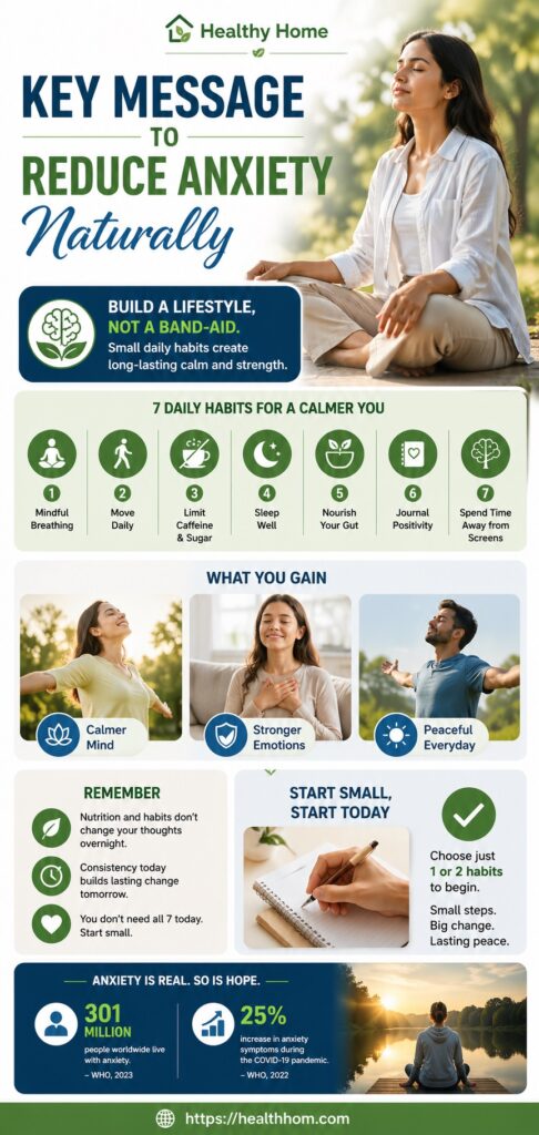 Key points to Reduce Anxiety Naturally